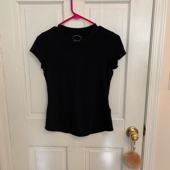 INC Cotton Crewneck Top - Picture 2 of 4